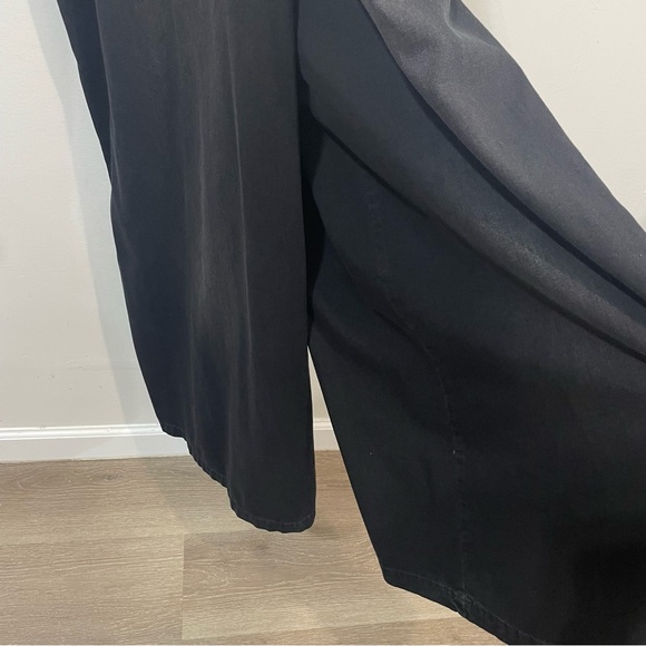 Neways Black 100% Cotton Modest Wide Leg Lagenlook Oversized Jumpsuit Size XXL - Picture 11 of 12